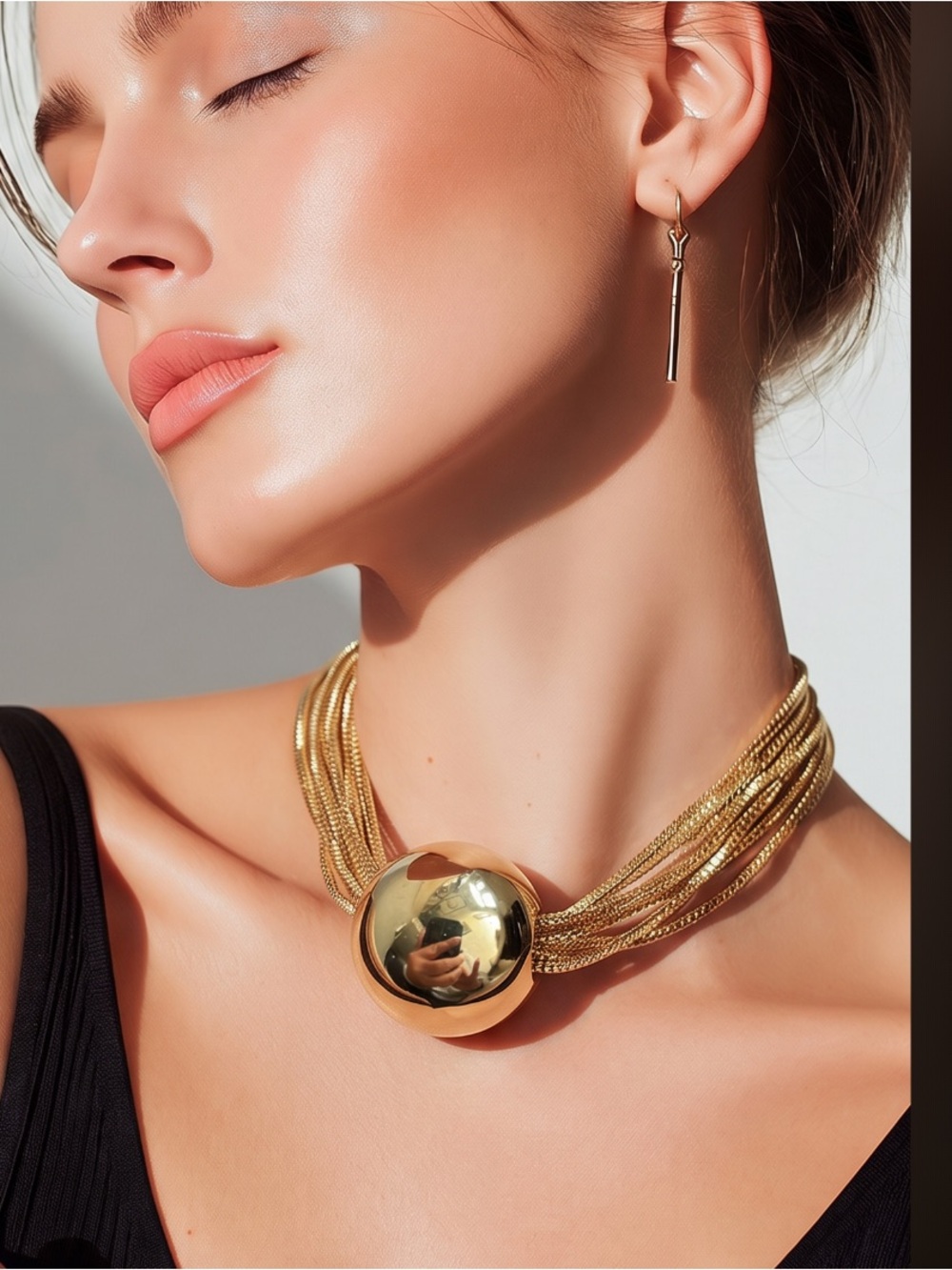 ❌Price Drop ❌Brand New Gold Polished Brass Choker.